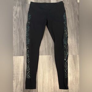 Lululemon Wunder Under Pineapple Legging
